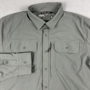 Eberlestock Owyhee Field Shirt Mens Large Gray Long Sleeve‎ Outdoor Hiking